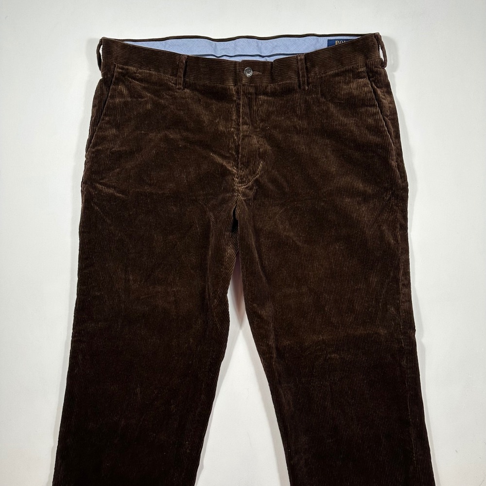 Polo Ralph Lauren Corduroy Pants Mens 36x32 Classic Fit Brown